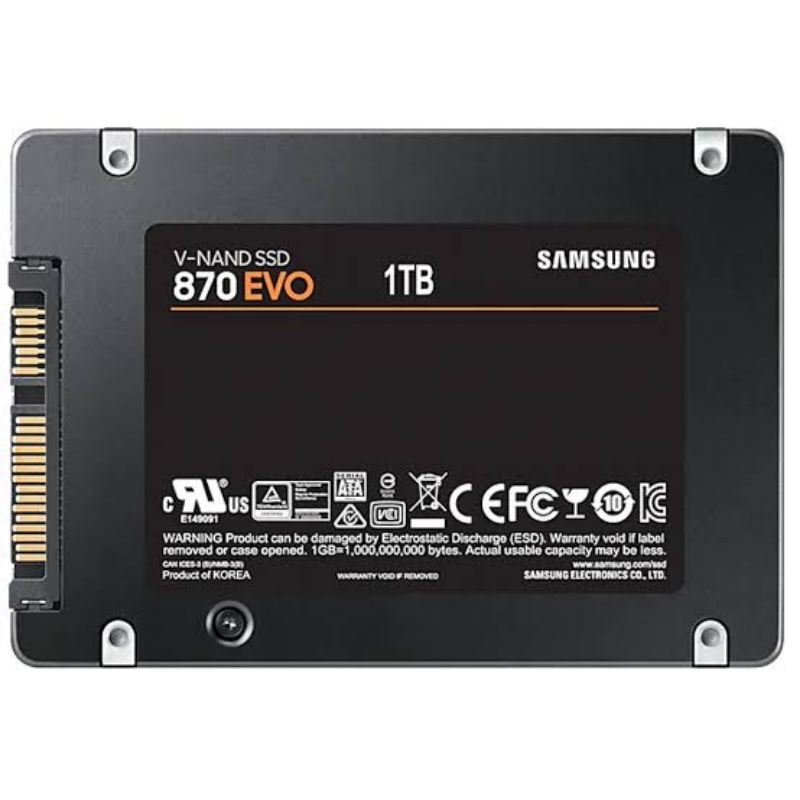 SSD SAMSUNG 870 EVO 1TB 2.5&quot; SATA 3 GARANSI RESMI 5 TAHUN