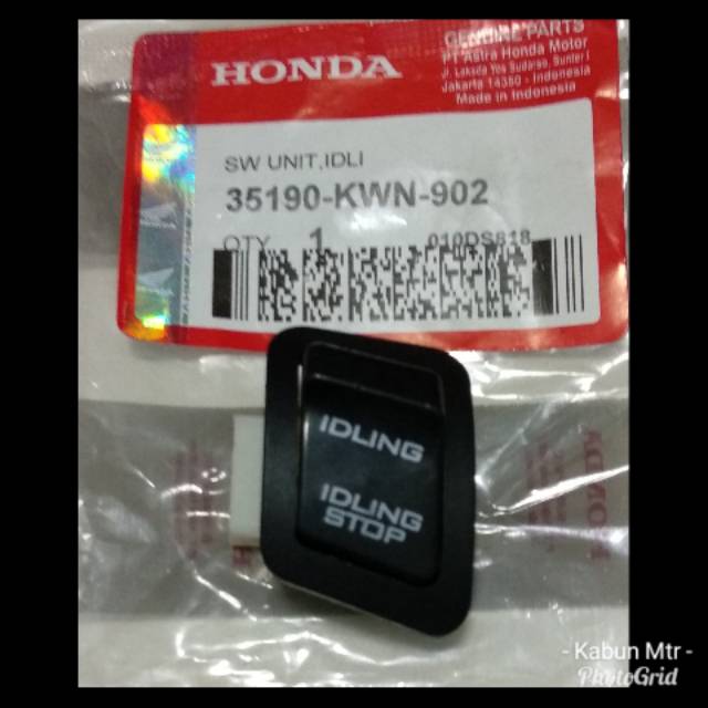 TOMBOL IDLING STOP VARIO 150