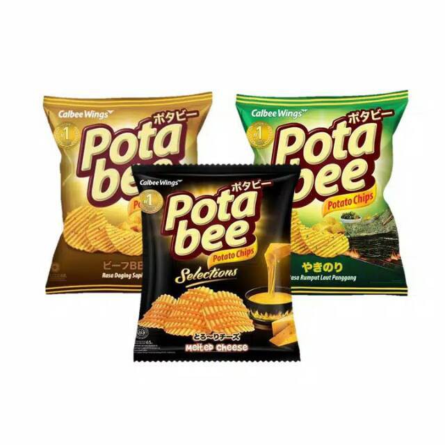 

Snack Keripik POTABEE Selection 68gr - BANYAK VARIAN