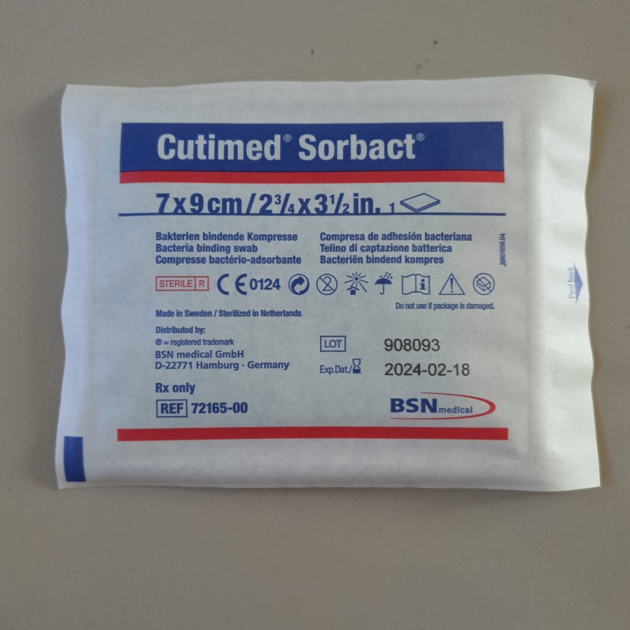 Cutimed Sorbact Swab 7x9