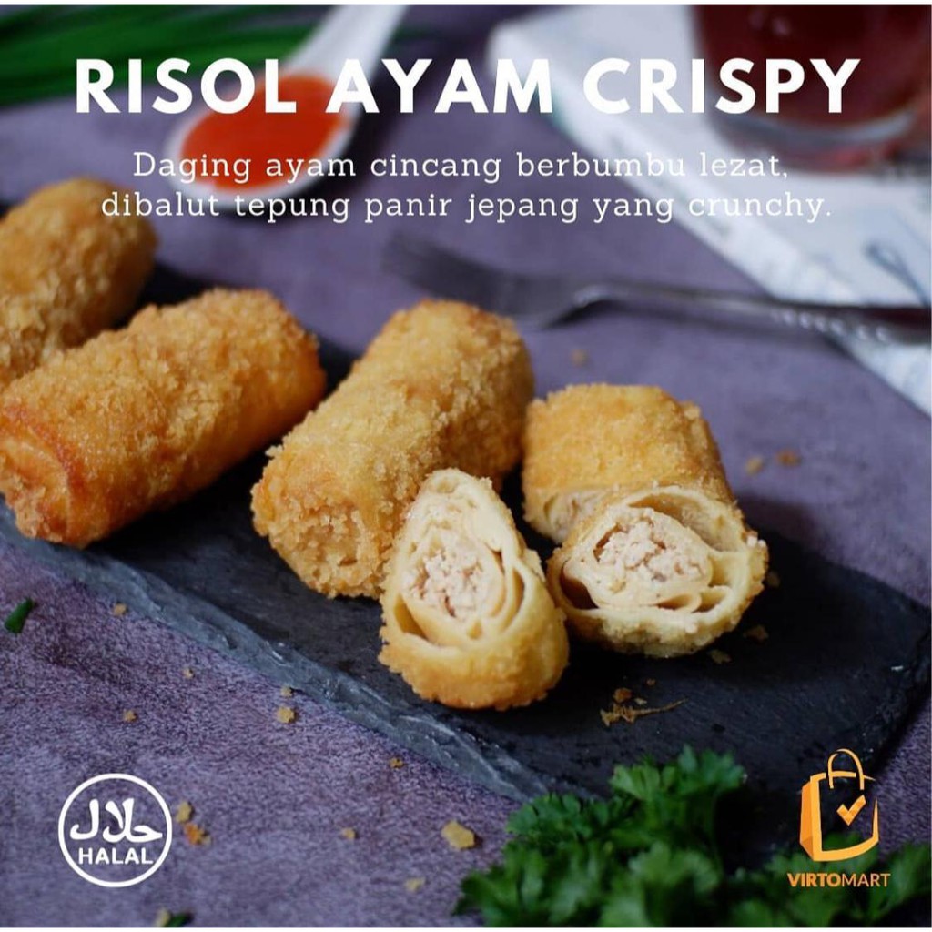 

Risol Ayam Crispy Virto Frozen