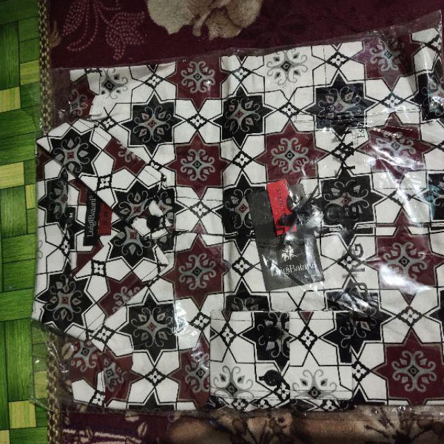 Kemeja Batik Pria Slim Fit Baju Batik Pria Slim Fit Batik Katun Printing Lbl425