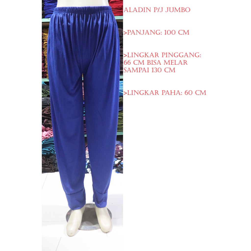 Celana Aladin panjang jumbo murah/celamis jumbo murah/celana santai/dalaman rock/dalaman gamis/muslim inner