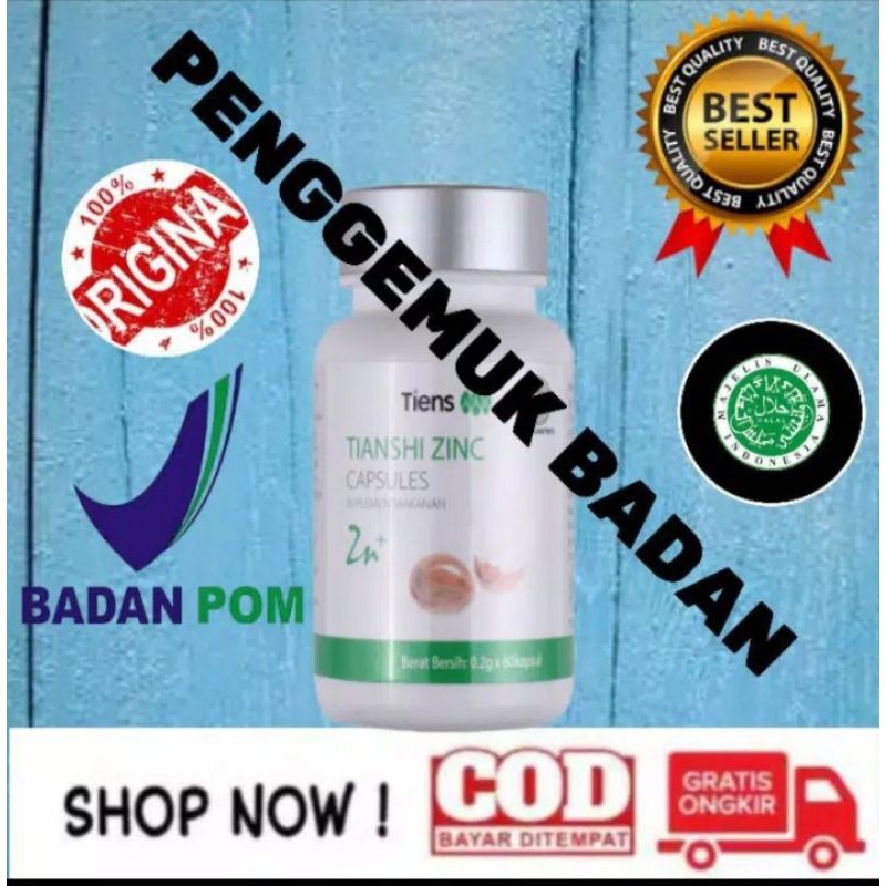 Penggemuk Badan Zinc Tiens Original