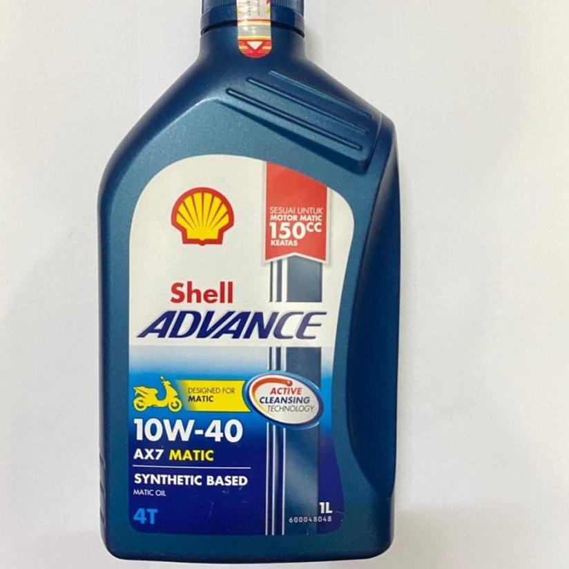 ツ Oli Motor Matic Shell Advance AX7 Matic 10w-40 1 Liter - Oli Nmax Aerox PCX ADV