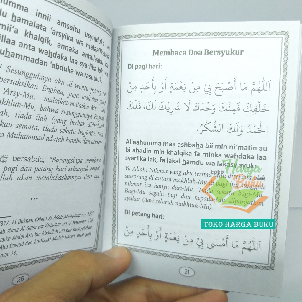 Dzikir Pagi dan Petang LAFAL LATIN Dilengkapi Doa dan Zikir Setelah Shalat Fardhu Penerbit Pustaka Arafah