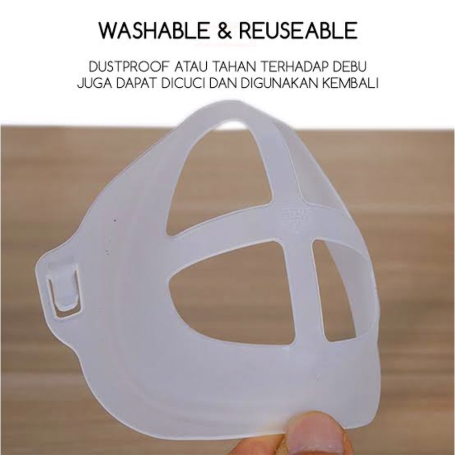 READY STOK LANGSUNG KIRIM PENYANGGA MASKER ANTI SESAK UNTUK MASKER KAIN ATAU 3PLY 3D MASK HOLDER 4.7