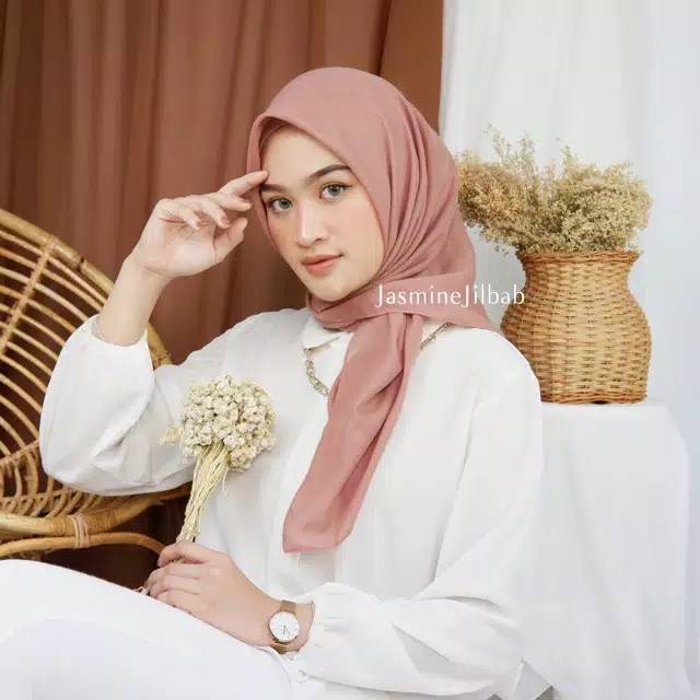 segiempat square hijab polos basic voal voile cotton katun