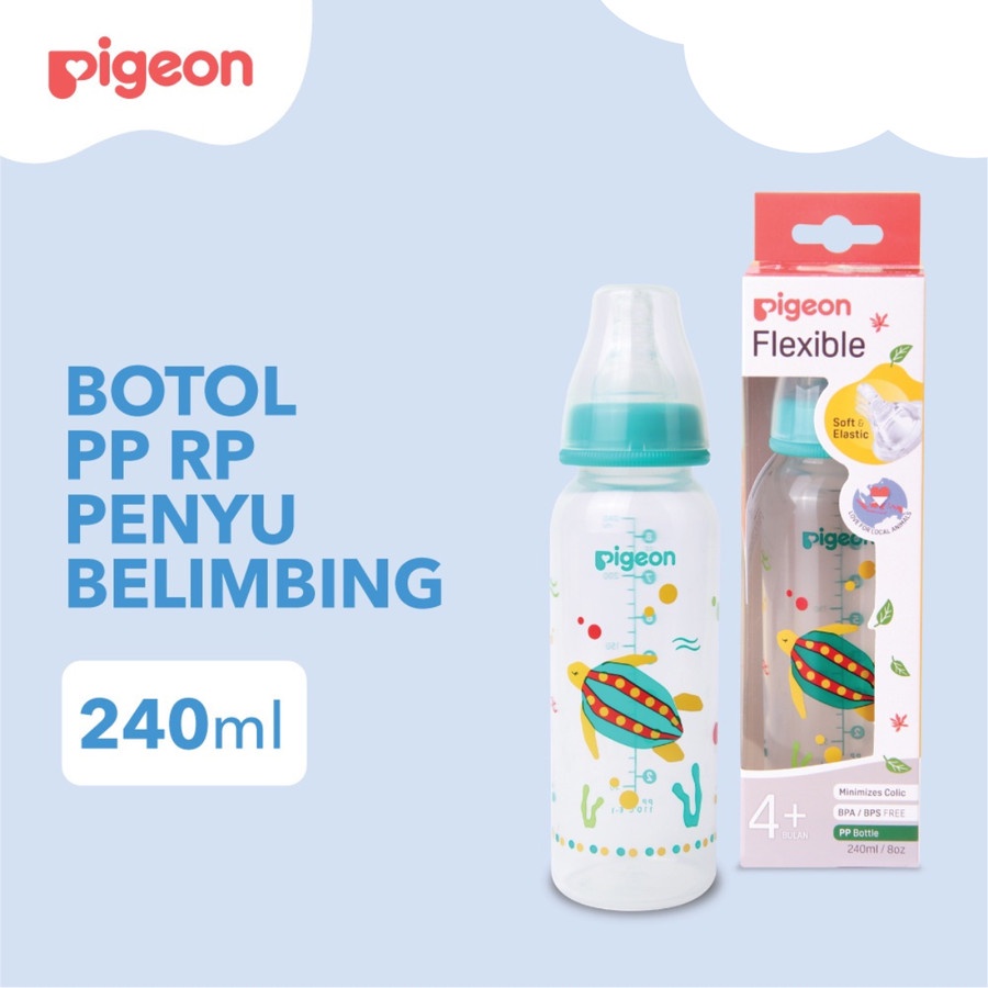 Pigeon Bottle Flexible Slim Neck PP RP 240 ML