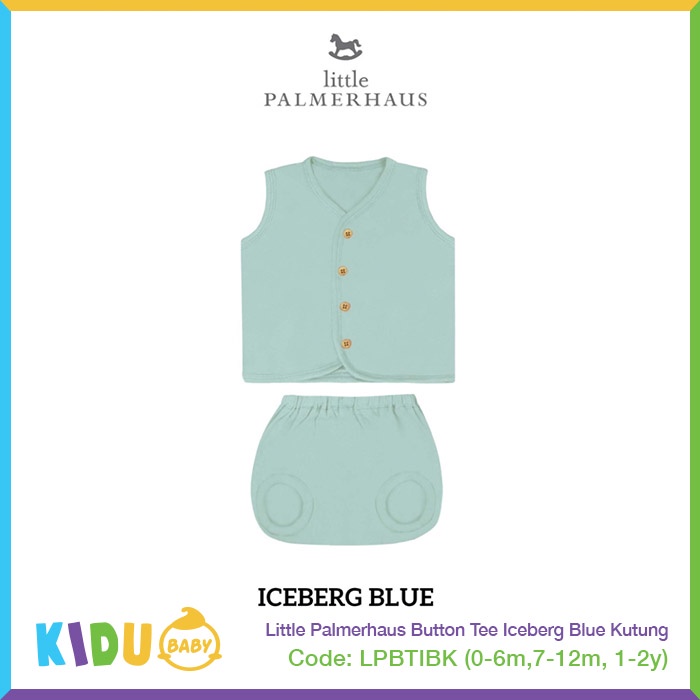 Little Palmerhaus Button Tee Baju Bayi Baju Anak Tangan Puntung Celana Pendek Kidu Baby