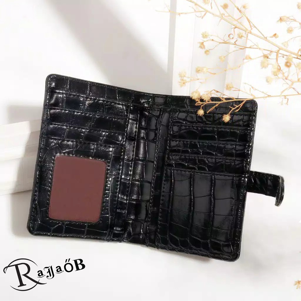 RAJAOB Dompet Kartu x6564 Croco gawang card holder slot kartu dan slot uang