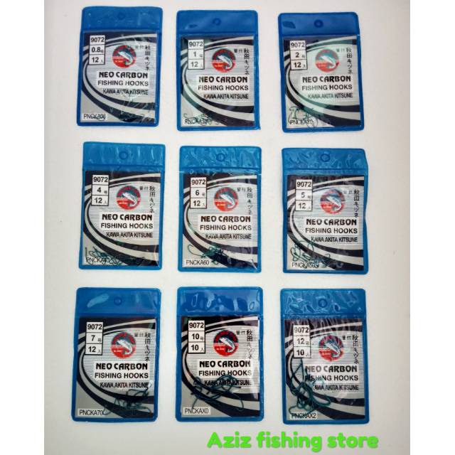 Kail pancing Neo carbon 9072 cerulit warna biru