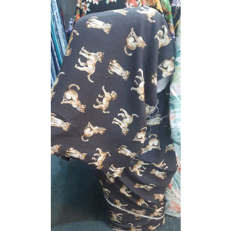 bahan kain rayon motif/ rayon murah /katun rayon