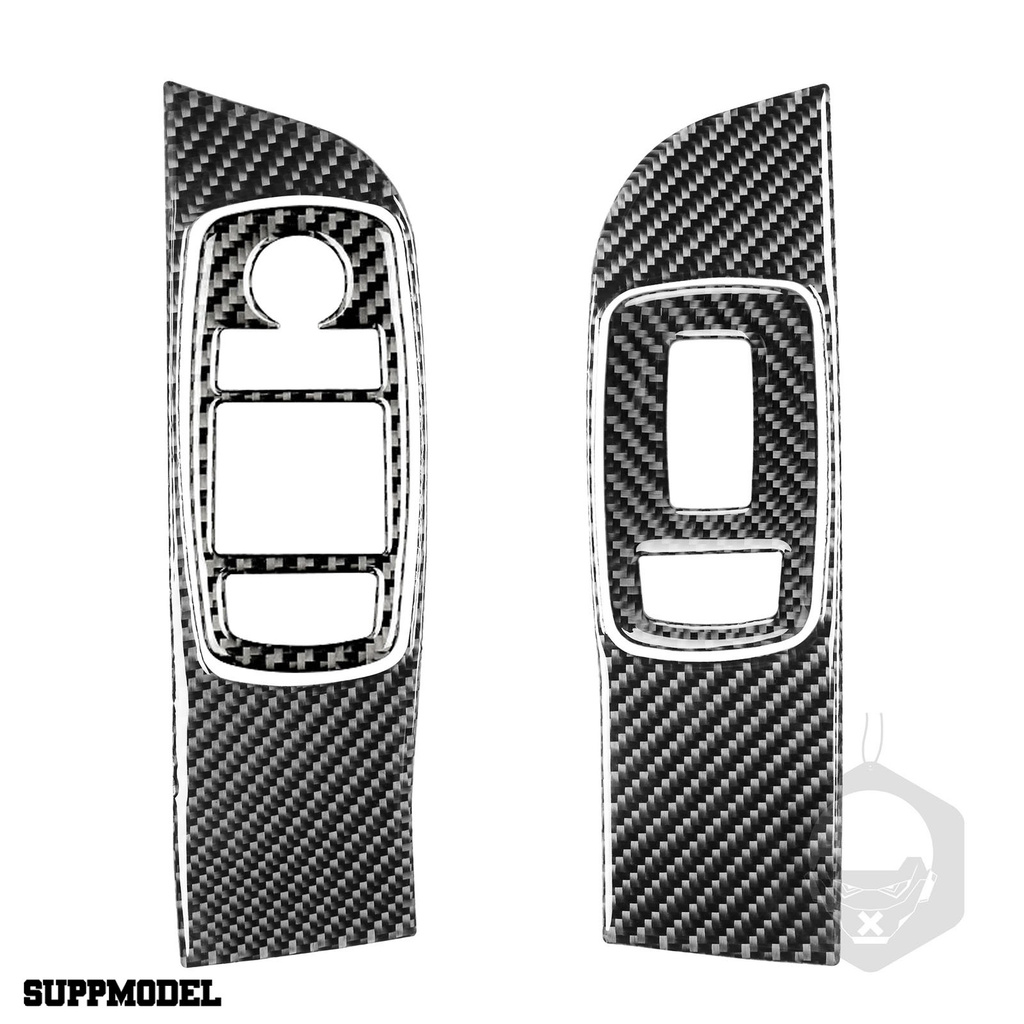 Smodel 4pcs / Set Stiker Cover Stir Mobil Bahan Carbon Fiber Tahan Panas Untuk Dodge Challenger 2015