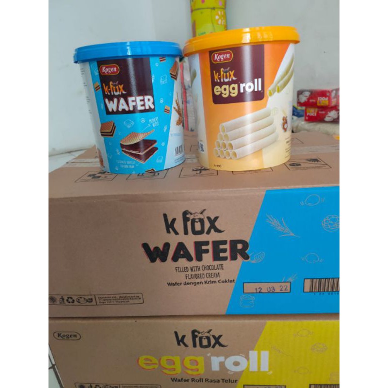 

K-fox egg roll & wafer