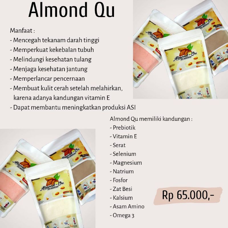 

Asi boster,susu almond Q