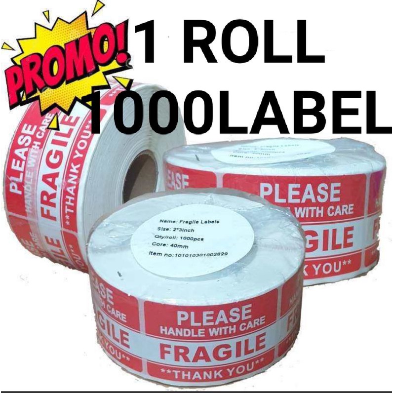 

STICKER FRAGILE THANKYOU