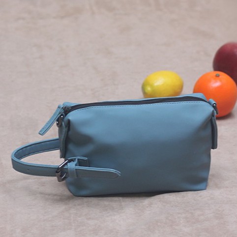 Pouch Wanita Pouch Pria Pouch Handmade Makeup - Ugo Blue Pastel Monotone