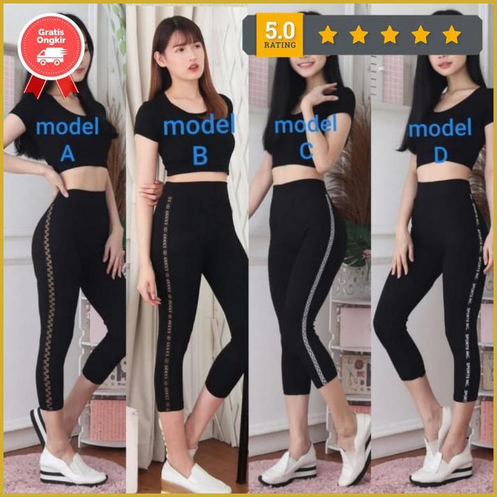Setelan Baju Senam Aerobik/ Fitness Olahraga Import Wanita Terbaru Premium