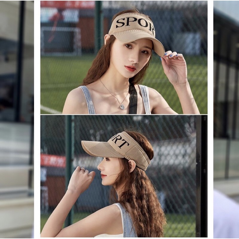 Topi Senam  Wanita Sport Summer Zumba Topi Pantai Anti UV Topi Pelindung Sinar Matahari Topi Sport Korea Terlaris 2022