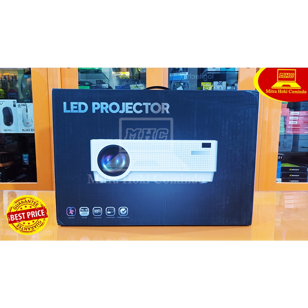 Cheerlux cherlux CL770 Projector Led 4000 Lumens Proyektor Led Full HD 1080