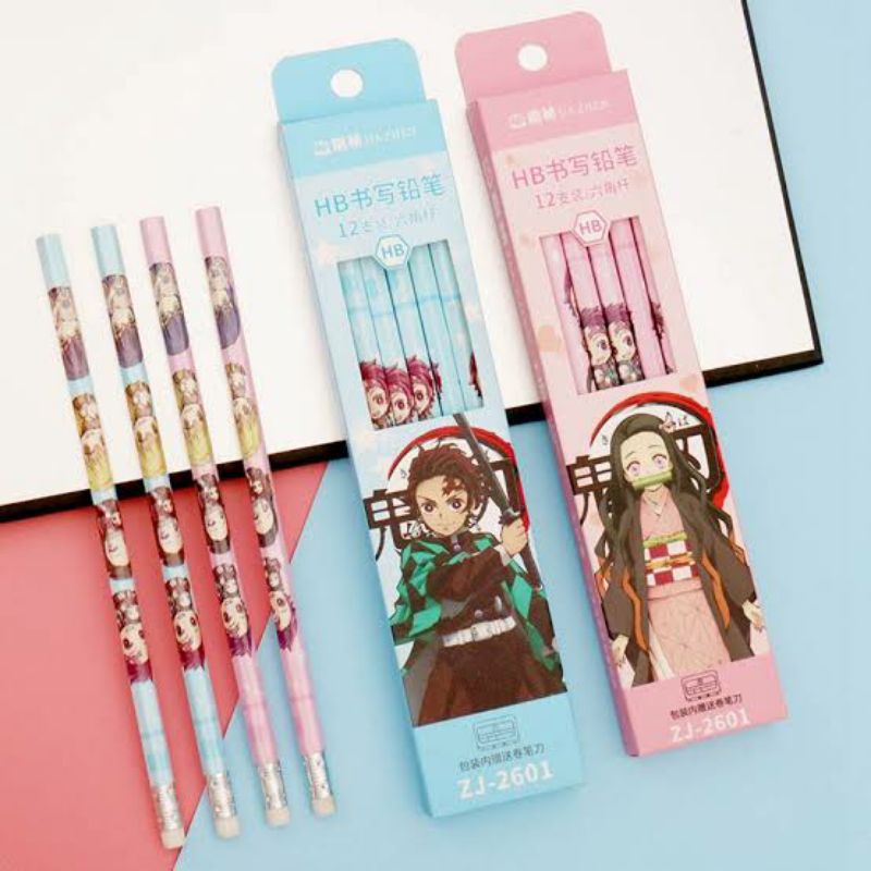 

Pensil kayu anime Kimetsu no Yaiba