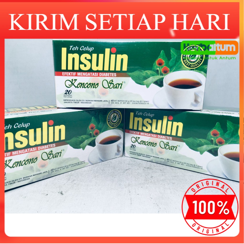 

Teh Celup Insulin Kencono Sari | Teh Herbal Insulin Diabetes
