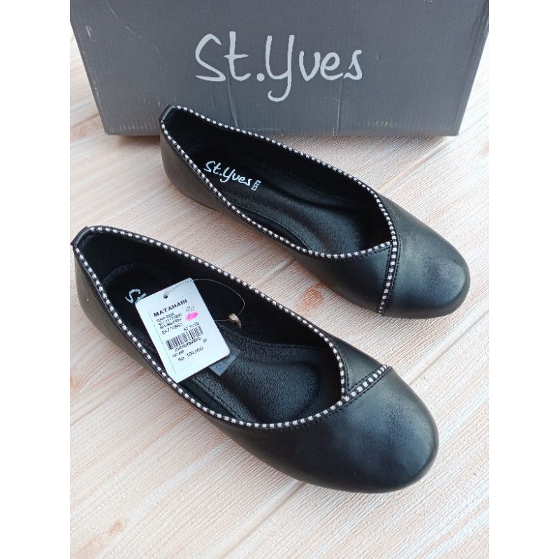 flatshoes st yves hitam