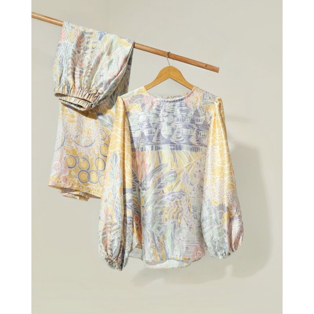Sarah Set - Yellow buttonscarves (Size S)BUKAN PO