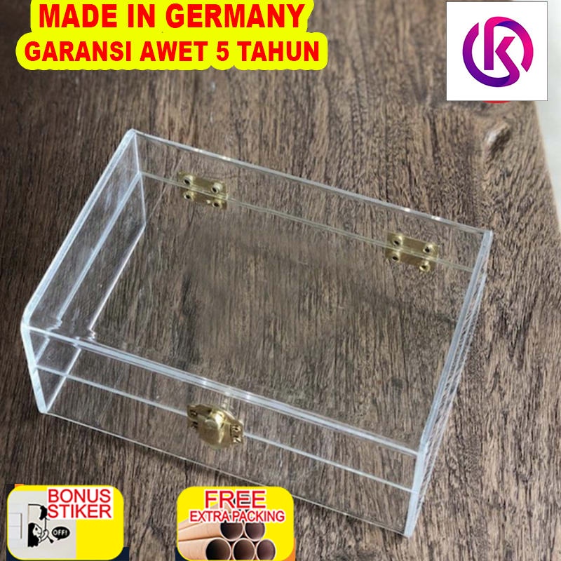 

Grosir Kotak Acrylic 11x85x8 Box Akrilik Engsel Clear Acrylic