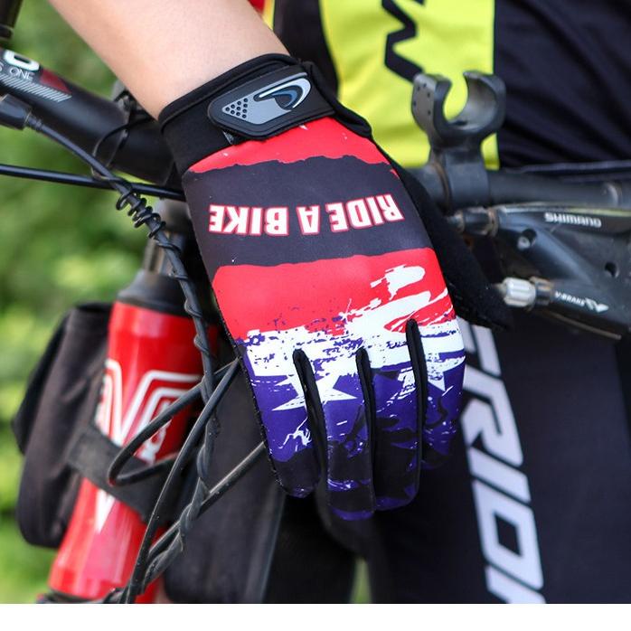 Grosir Terkeren Sarung Tangan Trail Motocross Fullprint Impor Sarung Tangan Sepeda/ Motor Pria/ Wani