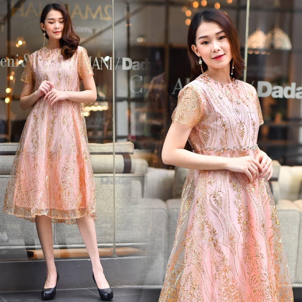 (REALPICT) Dress natal wanita kekinian 2021/Dress Kristen/Baju Natal Kekinian/Dress Cantik/Dress Pesta / Dress Wanita Kekinian 2021 / Dress Korea / Dress Gereja / Dress Non Muslim / Gaun Pesta Dewasa / Baju Natal Imlek Murah/Bayar DiTempat