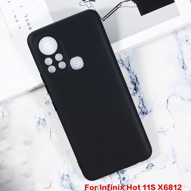 Casing Infinix Hot 11s SoftCase Black Matte