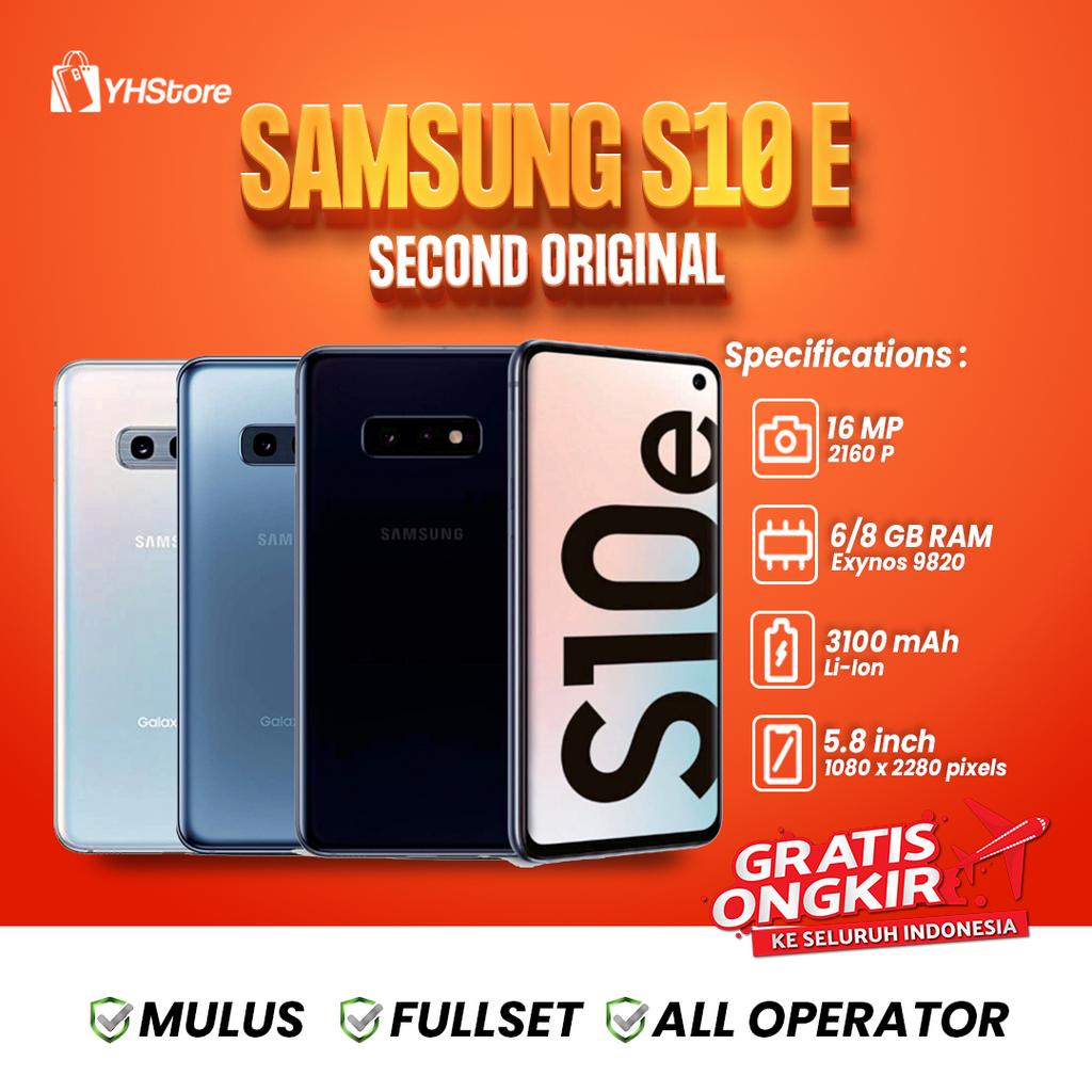 Samsung Galaxy S10E 6/128GB Bekas Original 100% Fullset - Samsung S10E