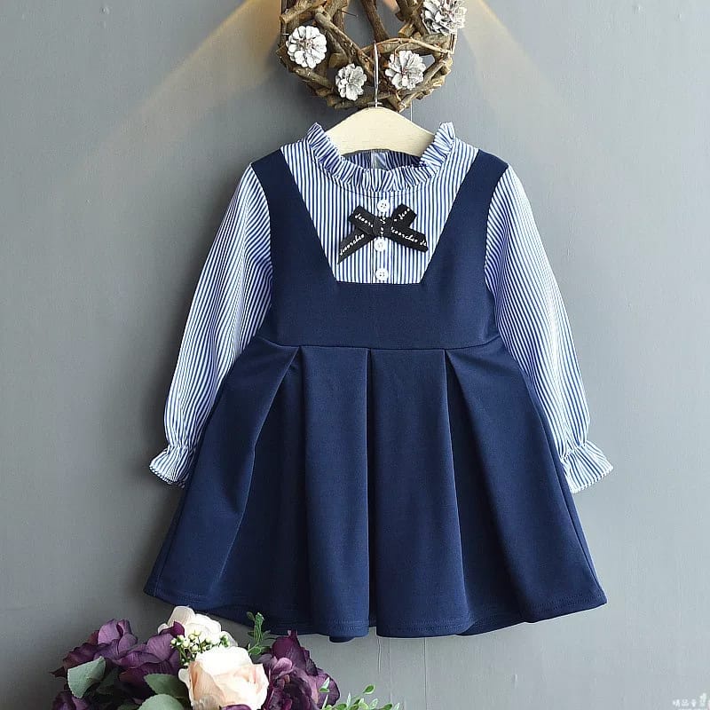 Kalila Medeline Dress Baju Anak Perempuan Umur 1-5 Tahun / Bahan Toyobo