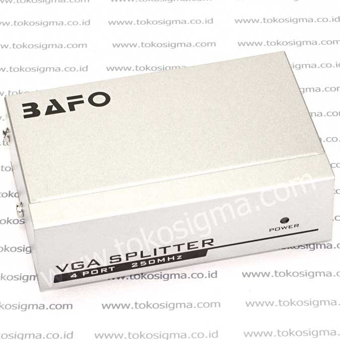 BAFO 4 PORT VGA SPLITTER A5-0003B9 250MHz