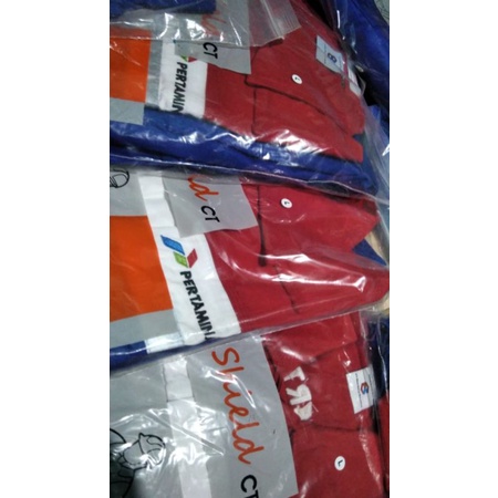 Coverall Pertamina SETELAN 2 pcs BrShile