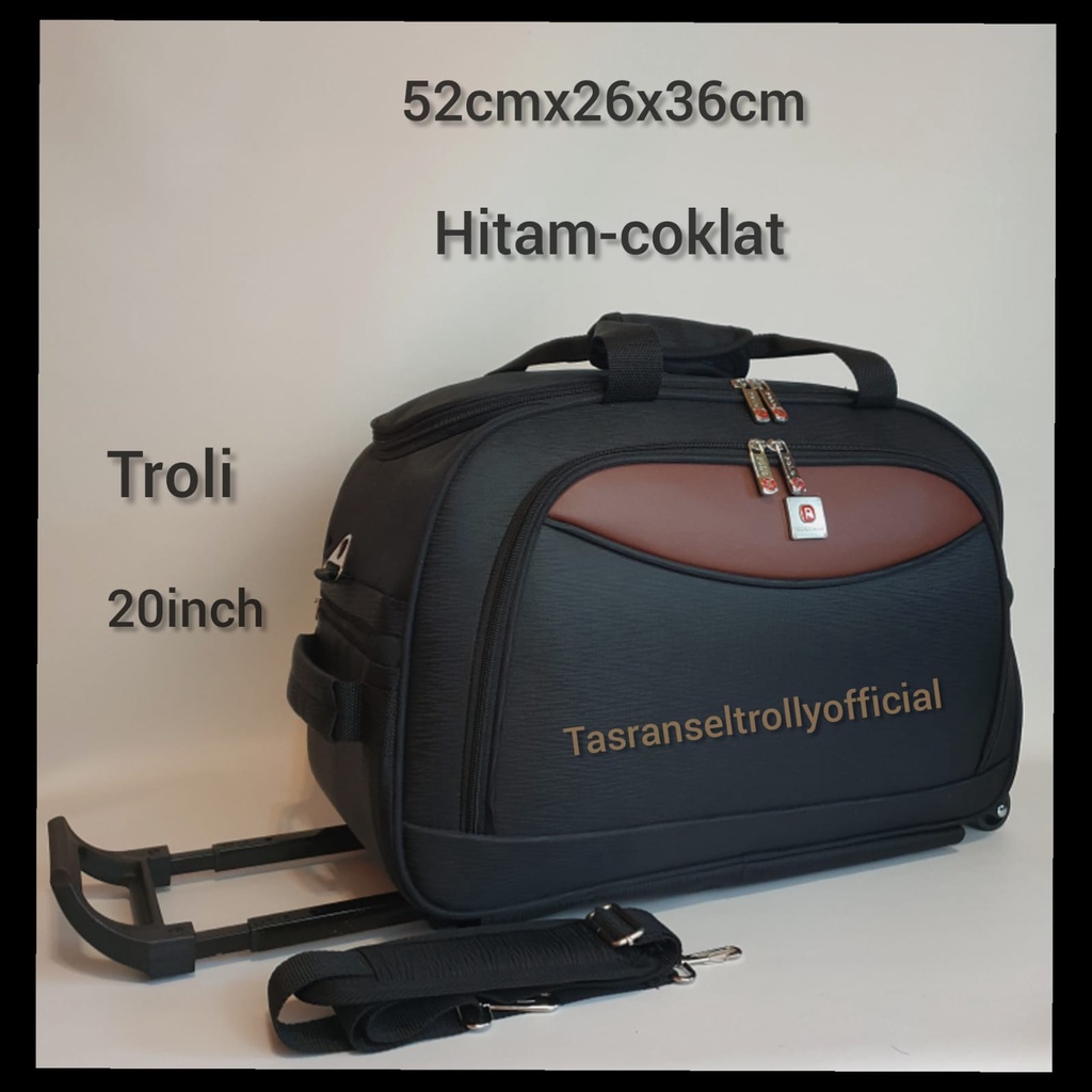 Tas Pakaian Troli Polo Interclub 52cmx26x36cm ukuran medium original