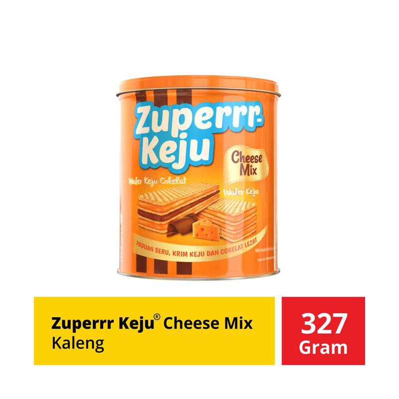 Zuperrr Keju Cheese Mix Kaleng 327 GR