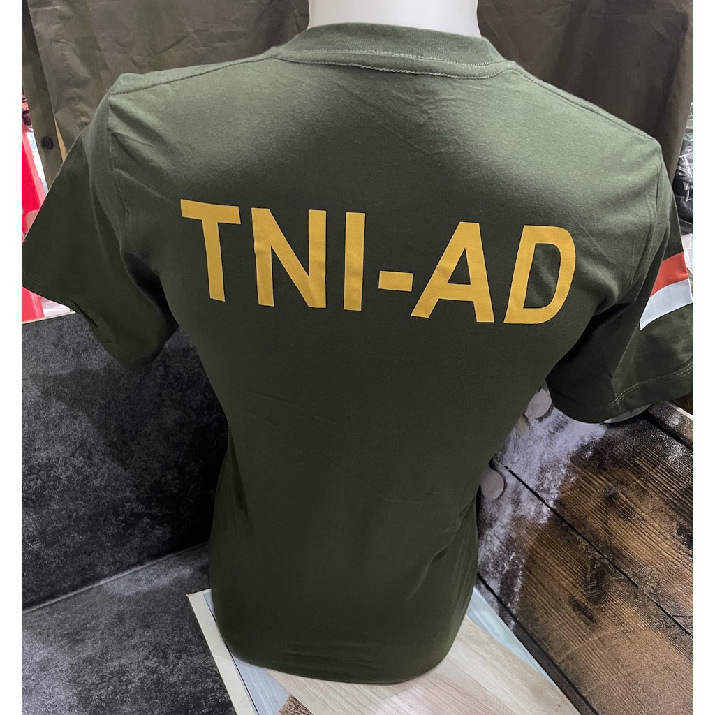 Kaos Katun TNI AD Katun - Kaos TNI - Kaos Angkatan Darat