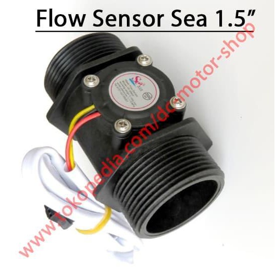Jual Water Flow Sensor Turbine DN40 1.5" Hall Flowmeter 1.5 inch 5150L