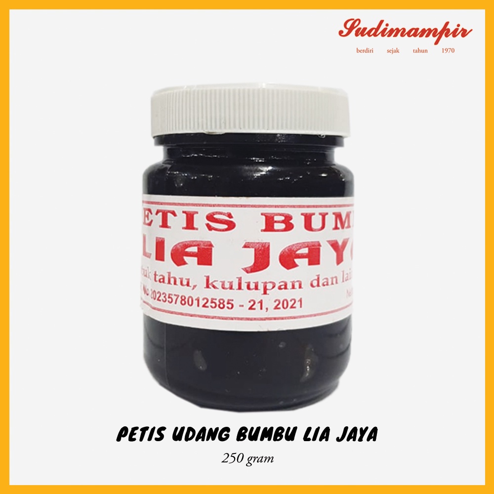 

Petis Udang Sidoarjo Lia Jaya (250 gram) - Oleh Oleh / Makanan Ringan Surabaya