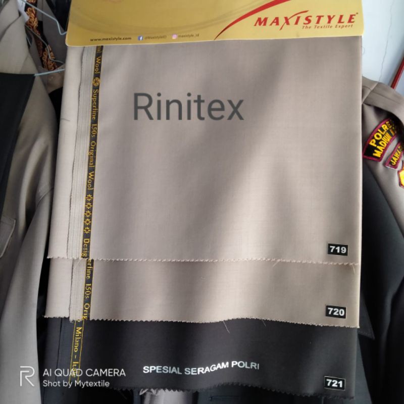 kain wool Primo medello warna khusus seragam polisi polri