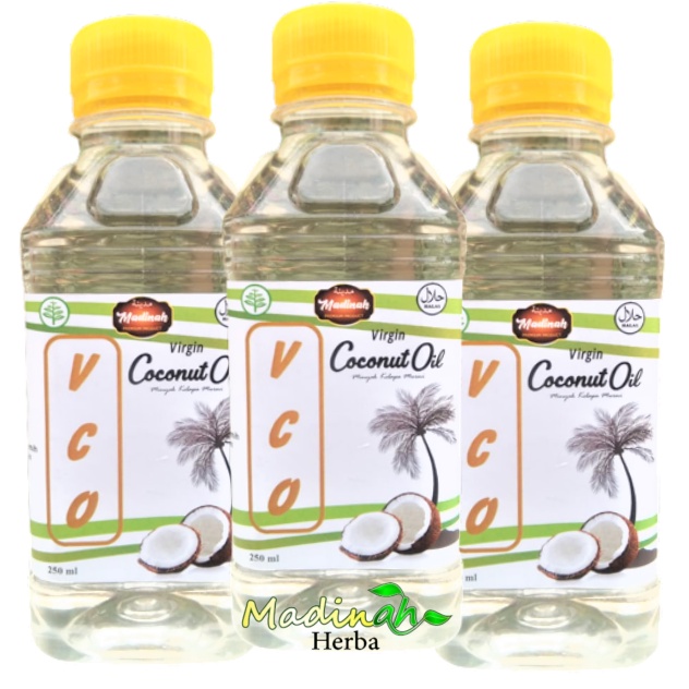 VCO Oil 250ml Extra Vigin organic MINYAK KELAPA ASLI kemasan botol plastik