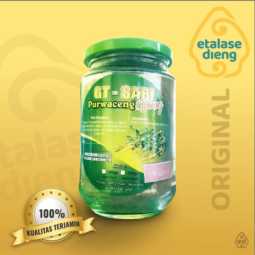 

Purwaceng / Purwaceng Botol / 250 gr