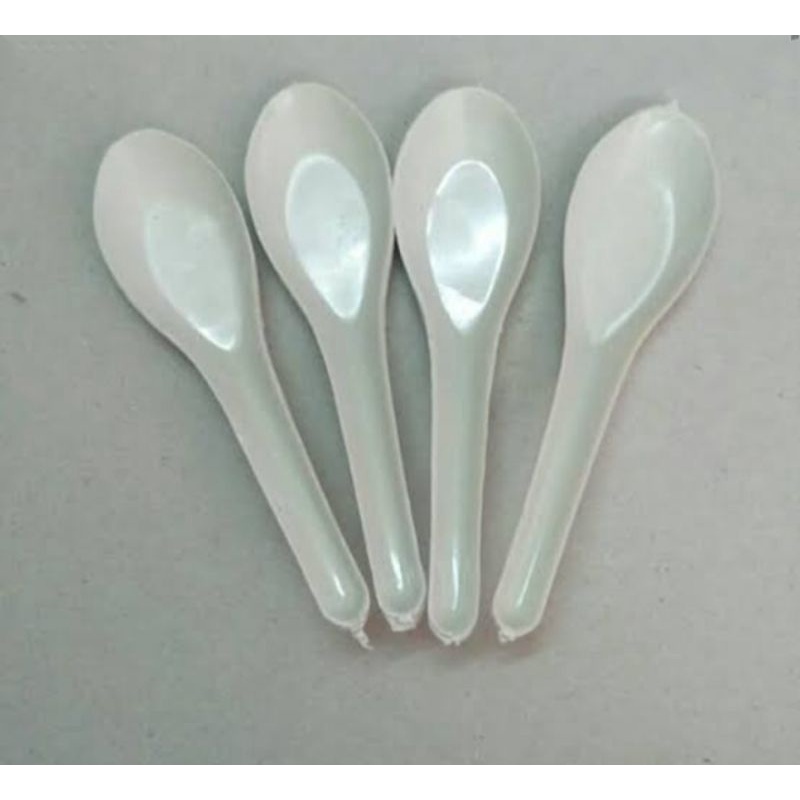 Sendok Bebek Plastik isi 12 (1 Lusin)