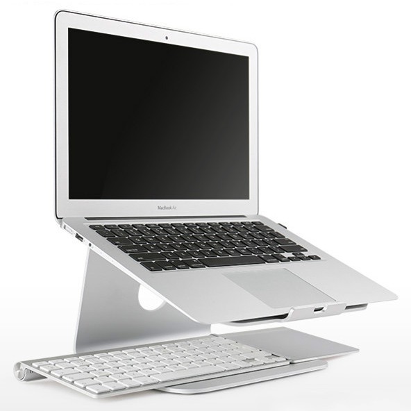 Ergonomic Stand Holder Laptop - Silver