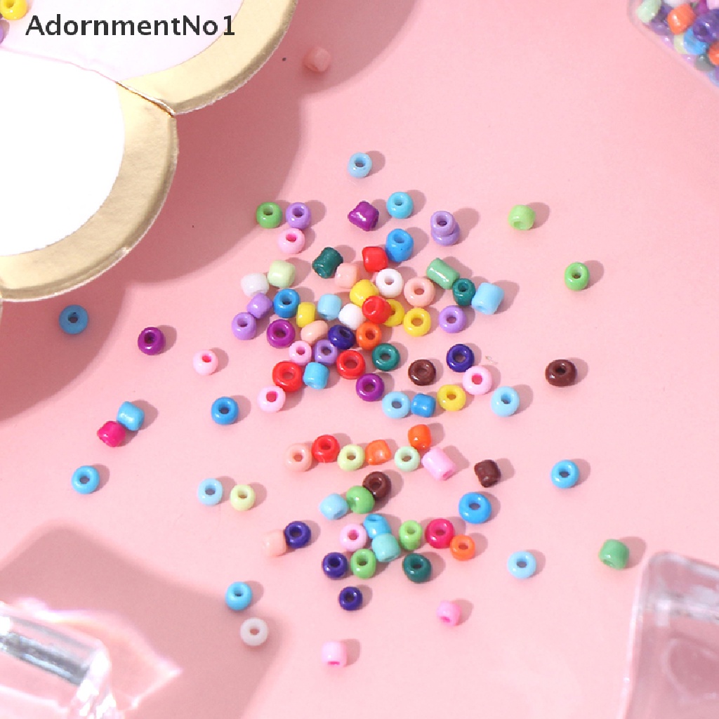 (AdornmentNo1) 3000pcs / Set Botol Kaca Kecil 2mm Untuk Membuat Perhiasan