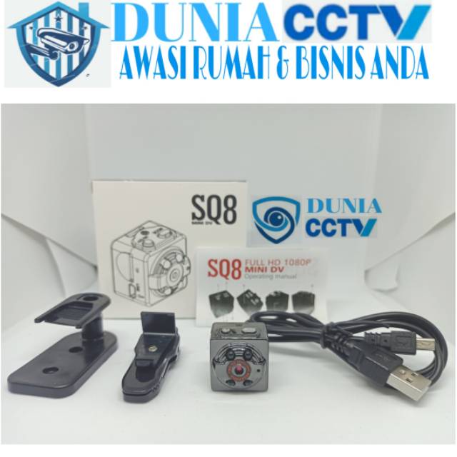 SPY CAM MINI SQ 8 FULL HD 1080P KAMERA PENGINTAI KECIL