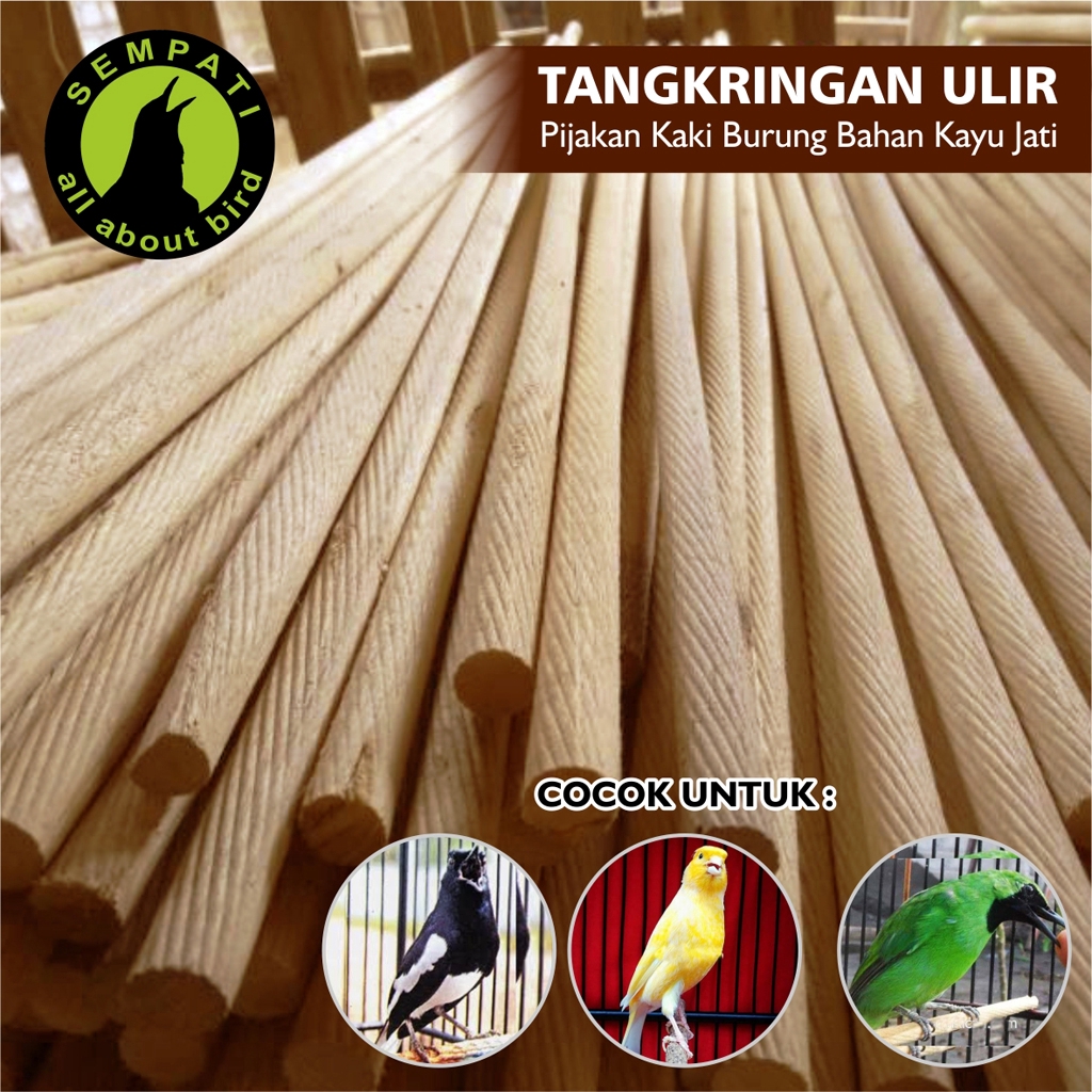 TANGKRINGAN ULIR KAYU  JATI UKURAN 50 CM PANGKRINGAN ANTI  TANGKRINGAN ULIR KAYU  JATI UKURAN 50 CM PANGKRINGAN ANTI